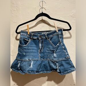 PTCL Denim Mini Skirt